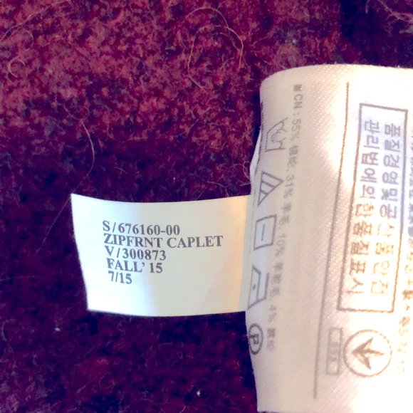 🎉HP🎊Banana Republic Zip Front Caplet - Picture 9 of 10